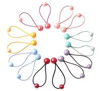 Gogogmee 7Paia Fasce Elastiche Colorate per Palline Accessori per per Ragazze per Acconciature Alla Moda e