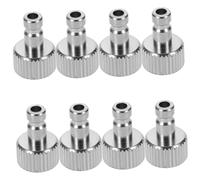 Gogogmee 8 Pezzi Adattatori Femmina Filettati per Aerografo Connettori Rapidi in Accoppiatori per Tubo Ricambi Resistenti e Ermetici per Progetti DIY di Verniciatura