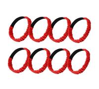 Gogogmee 8 Pezzi Fasce Elastiche Regolabili per Gara Tre Gambe Cinghie Elastiche Resistenti e Leggere per Team Building e Adulti per Corse Tre Gambe Outdoor e Giochi di Staffetta