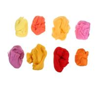 Gogogmee 8 Pezzi Kit Lana per Infeltrimento ad Ago Roving Morbido e Resistente Materiale Naturale per Creazioni DIY Artistiche e Sculture Confezione Singola per Principianti ed Esperti