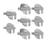 Gogogmee 8 Pezzi Piedino per Orlatore per Cucire a Casa Piedino per Orlatore Resistente Il Tessuto per Trapuntatura Silver