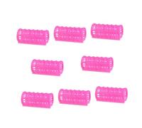 Gogogmee 8 pezzi Rulli per capelli a doppio livello in plastica autoportanti dimensione media per donne uomini e styling di boccoli frange e code facili da usare e fissare Colore Casuale