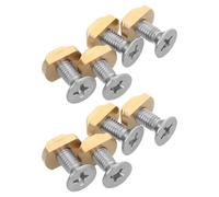 Gogogmee 8 Pezzi Viti in Ottone e Acciaio Inossidabile per Montaggio Hydrofoil e Paddle Board Dadi a T Installazione Manuale Rapida Kit Resistente per Surf Kayak e Attrezzature Sport