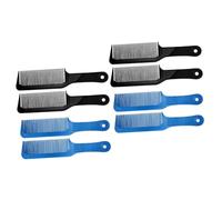 Gogogmee 8 Pz pettine antistatico pettine tagliacapelli piatto nero per da donna da uomo accessori parrucchiere accessori parrucchiera gli uomini pettinano