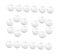 Gogogmee 80 Pezzi Palline Sonaglio Bianche per Giocattoli Bimbi Inserti Plastica per Riparazione e Te Peluche Sfere Rumorose per Giochi Sensoriali Infantili