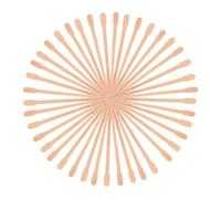 Gogogmee 800 Bastoncini per Ceretta Viso e Corpo in Legno Robusto Applicatori di Cera Ovali per Depilazione Naso e Sopracciglia Kit Professionale Monouso per Uso Domestico e Salone