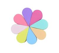 Gogogmee 8pezzi Spugna Naturale Colore Misti Pulizia Non Graffia Rimuove Sporcizia Cellule Morte Lucidita