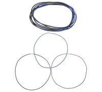 Gogogmee 9 Pezzi Elastici per Bidoni della Spazzatura Grandi Fasce Elastiche Robuste con Connettori in Acciaio Inox Supporto per Sacchi Immondizia Adatti per Casa Ufficio Picnic e Lettiera