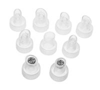 Gogogmee 9 Pezzi Punte Ricambio in Plastica per Machine Ugelli per Pulizia con Tecnologia Bubble Accessori per Apparecchi Facciale