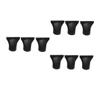 Gogogmee 9 Pz Diffusore Per Asciugacapelli Concentratore Di Asciugatura Dei Asciugacapelli Per Squali Prodotti Clipper Essiccatore a Diffusore Ugelli Boquilla Black Plastica