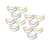 Gogogmee 90 Pezzi Fermagli Metallo Color Oro Rosa e Argento Clip Decorative per Segnalibri e Organizzazione Documenti Resistente e Liscia per Ufficio Scuola e Casa
