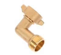 Gogogmee 90grado Flessibile per Connettore Gradi in Ottone Adattatore per Rubinetto da Compatibile Camper e Prevenzione Pieghe Stabile