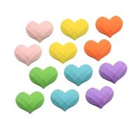 Gogogmee Accessori Fai da Te in Resina a Forma di Cuore 20 Pezzi Decorazioni Macaron Colorate Miste per Artigianato Creativo e Progetti DIY