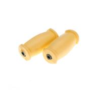 Gogogmee Accessori per Stampelle Gialli Coppia Impugnature in Gomma Resistenti e Antiscivolo Sostituzione Manici per Stampelle in Alluminio o Legno Facile Installazione e Protezione Mani