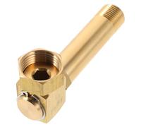 Gogogmee Adattatore Per Tubo Flessibile A Gomito In Ottone Per Avvolgitubo Connettore Girevole In Ottone Per Tubo Da Giardino