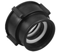 Gogogmee Adattatore per Valvola Contenitore IBC Filettatura Fine, Connettore per Serbatoio Acqua e Serbatoio Tote, Plastica Resistente Anello di Tenuta per Irrigazione e Trasferimento Liquidi