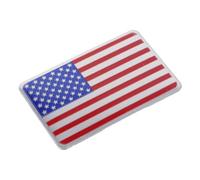 Gogogmee Adesivo Bandiera Americana in Alluminio Resistente per Auto e Camion Decorazione Patriottica Autoadesiva Facile da Installare su Cofano e Finestrini Decalcomania Tuning