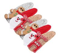 Gogogmee Adorabile Set Di Fermagli Per Natalizi Da 6 Pezzi Per Bambine Accessori Per Natalizi Con Glitter Natalizi