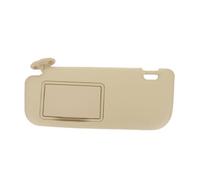 Gogogmee Alette Parasole Auto Beige Lato Guida con Specchio Integrato Estensione Parasole Antiabbagliamento per Interni Leiling Installazione Rapida Senza Utensili