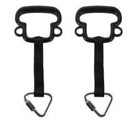 Gogogmee Anelli da Ginnastica per a Forma di Scimmia Ninja Set da 1 Paio in ABS Resistente Attrezzatura da Palestra per Arrampicata All’Aperto e Gioco Nel Parco