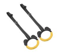 Gogogmee Anelli per Cinghie Regolabili Anelli Appendibili per Esercizi Pull-up Indoor Attrezzatura Fitness per Allenamento Casa Facile e Divertente