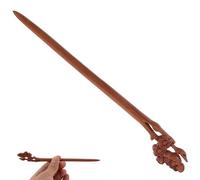 Gogogmee Bacchette Capelli Cinesi in Legno di Pesco Vintage Bastoncini Leggeri per Donna Accessorio Elegante per Acconciature e Intrecci per Feste e Uso Quotidiano