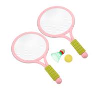 Gogogmee Badminton Portatile per Racchette Leggere all in Spiaggia e Scuola Favorisce Coordinazione e Cooperazione