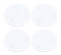 Gogogmee Base di Fissaggio Floreale Trasparente a Ventosa 4 Pezzi in Plastica per Composizioni Floreali Fai da Te Porta Spilli a Forma di Fiore per Fioristi Adatta a Contenitori Lisci e