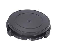 Gogogmee Base Girevole in Legno Rotonda per Vaso Decorativo, Supporto Espositivo Resistente e Spesso, per Interni ed Esterni, Facile da Montare e Mantenere Pulito, Design Naturale