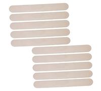 Gogogmee Bastoncini Applicatori Di Cera in Legno 10 Pezzi Spatola Per Cera Depilatoria Usa e Getta Per Salone e Uso Domestico Sicurezza e Praticità