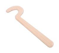 Gogogmee Bastone per Modellare Argilla in Legno con Gancio Curvo Strumento Professionale per Ceramica Finitura Liscia e Modellatura Rapida di Bordi e Orli per Artisti della Ceramica