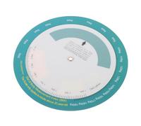 Gogogmee Bmi Indicatore Ruota Girevole Peso Corpo Controllo Rapido Strumento Bmi Maschile e Femminile Da Parete Per Uso Domestico Plastica Durevole Per Monitoraggio Salute