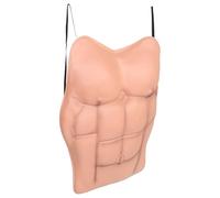 Gogogmee Body da Uomo Muscoloso Finto in Eva Resistente Petto e Addominali Realistici, Costume per Halloween e Cosplay, Accessorio Leggero e Traspirante per Feste a Tema
