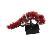 Gogogmee Bonsai Finto da Interno Piante Artificiali Realistiche Piccole Piante Finte in Vaso Decorazioni Fiori Finti per Casa Ufficio Bonsai Artificiale Senza Manutenzione