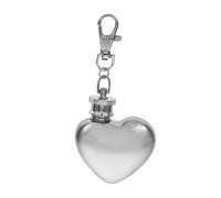 Gogogmee Borraccia Forma Cuore in Inossidabile Fiaschetta Tascabile per Whisky e Portachiavi e Accessorio per Esterni