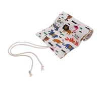Gogogmee Borsa Arrotolabile Per Matite Multi-posizione Organizer in Tela Per Matite Portapenne Astuccio Portatile Per Pennelli Per Artisti