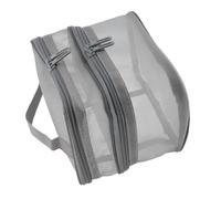 Gogogmee Borsa per Trucco Trasparente Cerniera Liscia Borsa da Toilette Resistente all Usura per Valigia Design per Vedere Chiaramente Oggetti Interni