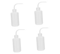 Gogogmee Bottiglia Spremibile Per Lavaggio Occhi e Ciglia 250 Ml Set 4 Pezzi in Abs Dosatore Fluido Controllato Per Uso Domestico e Centri Estetici