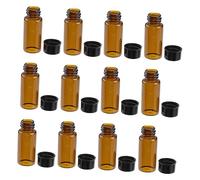 Gogogmee Bottiglie Di Per Campioni Da Laboratorio Da 10 Ml Con A Vite Per L'insegnamento Della Chimica Marroni 15 Pezzi