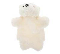 Gogogmee Burattino Orso Polare Per Ragazzo Ragazza Ragazza Giocattolo Peluche Interattivo Marionetta Forma Di Animale Lavabile e Confortevole