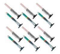 Gogogmee Calibro di profondità del battistrada per pneumatici con codice colore da 12 pezzi: compatto, misura l'usura del battistrada in 0,25 mm e 1-32 pollici per una facile interpretazione -