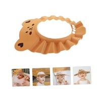 Gogogmee Cappello Doccia Regolabile per Ragazzo Protezione per Occhi e Orecchie Cuffia Shampoo Riutilizzabile con Fantasie Animato per Bagnetto Divertente
