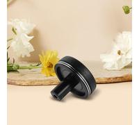 Gogogmee Cappuccio Terminale Canna Pesca in Lega Alluminio Nero Protezione Antiscivolo e Ammortizzante per Impugnatura Accessorio Leggero per Pesca Sportiva e Tecniche di Lancio Avanzate