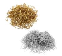 Gogogmee Carta Glitterata Resistente per Riempimento Regalo Oro Argento con Finitura Lucida per Decorazioni Fai da Te Cesti e Scatole Regalo Festivi