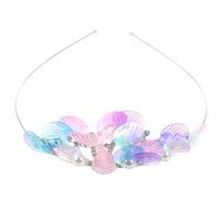 Gogogmee Cerchietto Corona da Sirena per Bambina in Metallo Design a Conchiglia, Comodo e Resistente, per Feste e Balli Principeschi