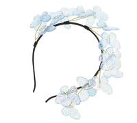 Gogogmee Cerchietto Farfalle Colorate Leggero per Accessorio Decorativo per Matrimonio e Party con Farfalle Blu e Resistente