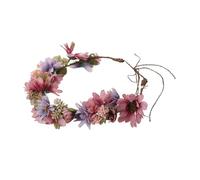 Gogogmee Cerchietto Floreale Vintage con Corona di Crisantemi Artificiali Decorazione Versatile per Matrimoni Addio al Nubilato e Feste Estive Leggero e Adatto Donne e Ragazze