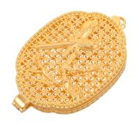 Gogogmee Ciondolo Aromaterapia Elegante per Donne Medaglione di Rame Motivo Gazza Vintage Diffusore di Profumo Decorativo per Auto Casa o Lavoro Realizzato in Robusto Rame Resistente