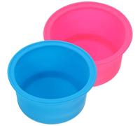 Gogogmee Ciotola in Silicone per Fusione Cera 2 Pezzi Contenitore Interno Antiaderente Resistente al Calore per Scaldacera Accessorio Pratico per Depilazione Domestica e Professionale