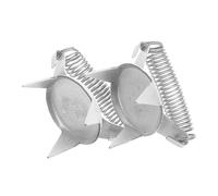 Gogogmee Clip glassa in Acciaio Inossidabile per Tong pinze per Immersione in Argilla Dito Forno per Ceramica per la casa pinze per smaltatura Argilla Metallo Argento